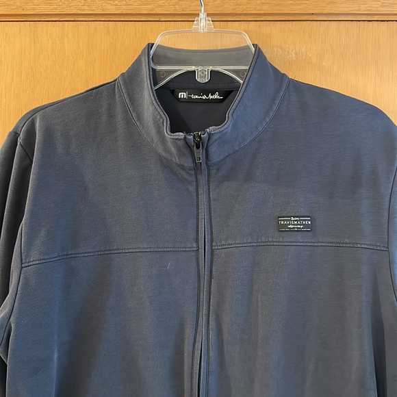 Travis Mathew Men’s Full Zip Sweatshirt Golf Activewear Blue Size Medium - Picture 2 of 16
